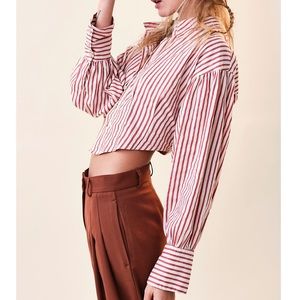 Free People Ophelia Corset button down